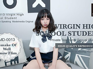 Japanese BDSM vid features a stubborn student, JK, getting taught the rules of dominance by her strict MD-0013 tutor.